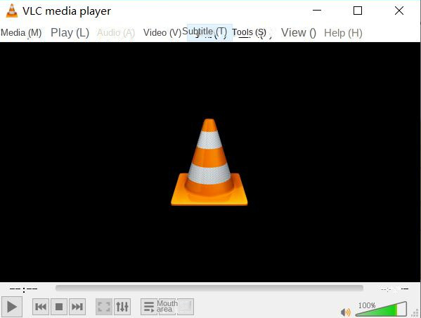 VLC media player interface