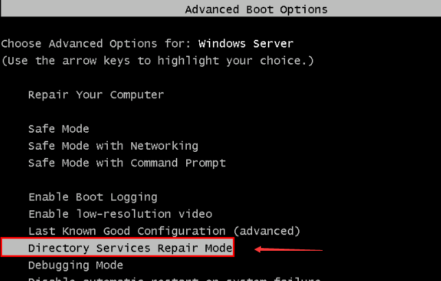 Advanced boot options