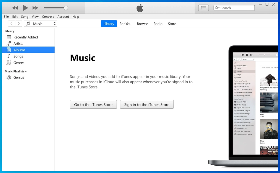 run iTunes