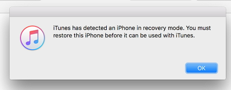 iPhone recovery mode