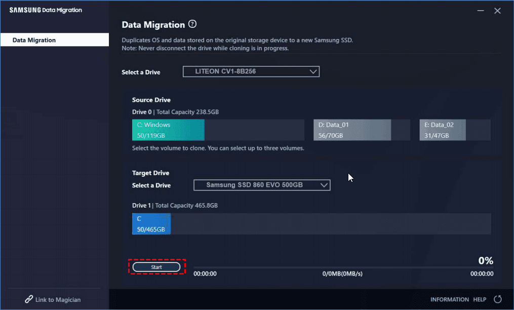 Samsung Data Migration tool