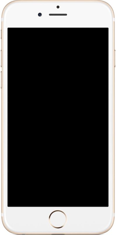 iPhone black screen