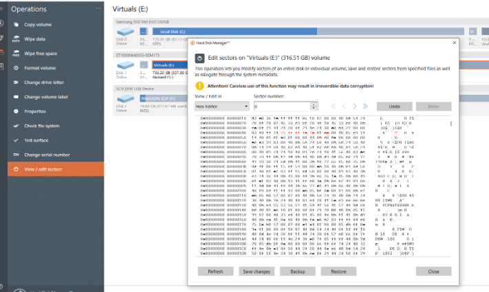 Paragon Hard Disk Manager