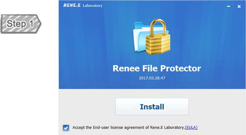 Installing-Renee-File-Protector