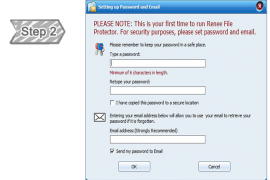 set master password of Renee File Protector