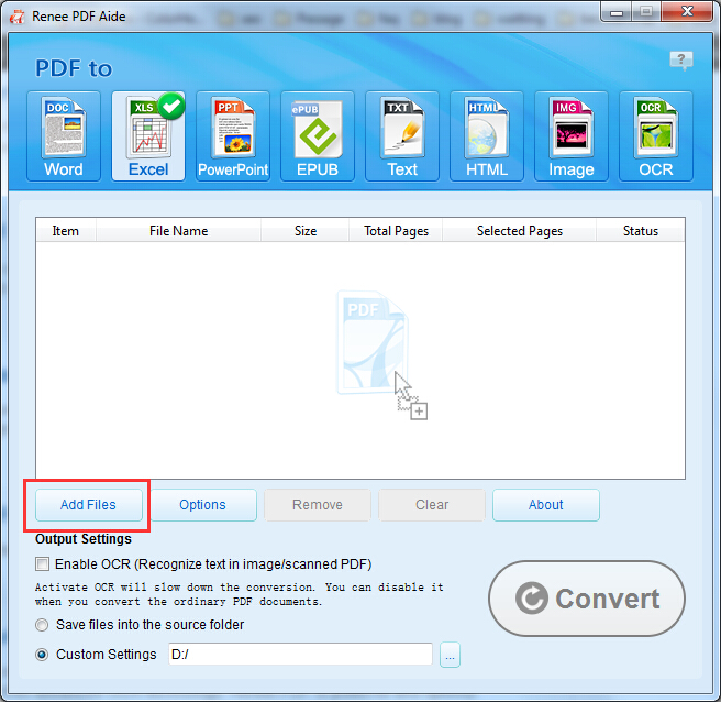 import PDF Files