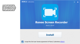 Installation of Renee Screen Recorder