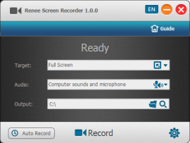 set your record settings in Screen recorder settings
