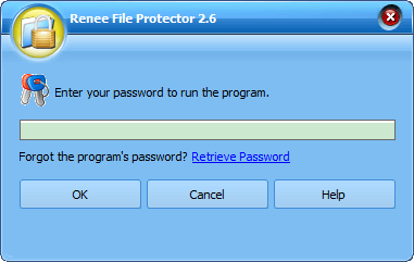 enter password of Renee File Protector