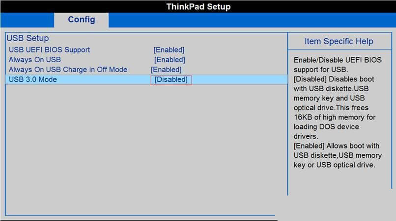 Usb enable