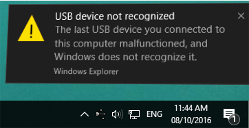 usb ports are not working