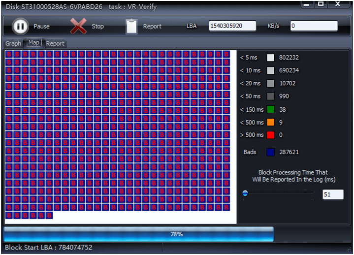 Avvio lento di Windows 10 Settore danneggiato trovato nella scansione dell'HDD