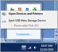 eject USB flash drive