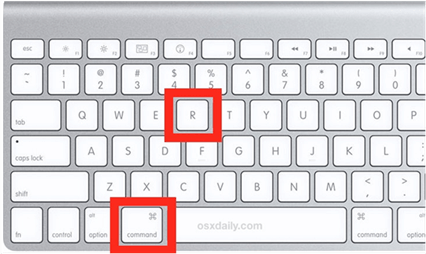 press command and r