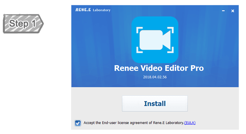 install-renee-video-editor-pro