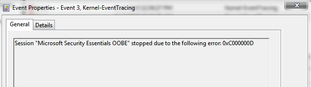 Microsoft security client oobe