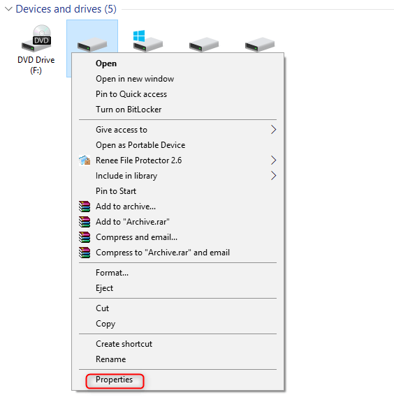 USB properties