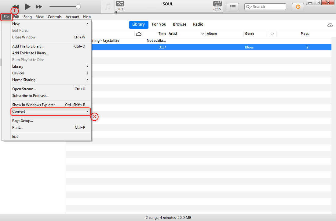 convert m4a file to mp3 with itunes