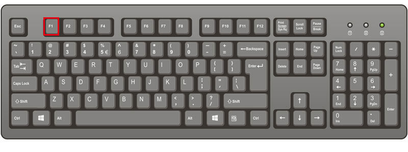 keyboardF1