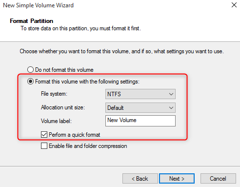 format a new SSD in Windows 7/10