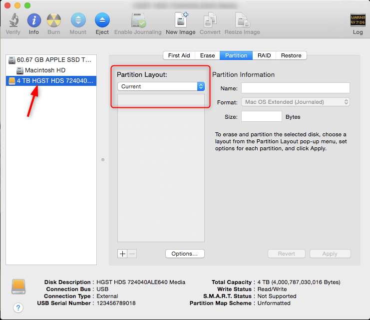 partition layout