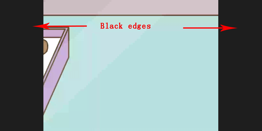 black edges