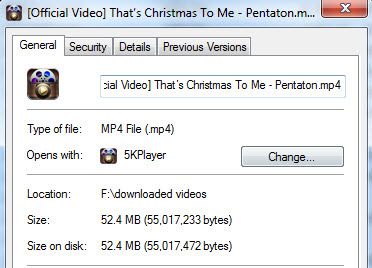 check mp4 video file type