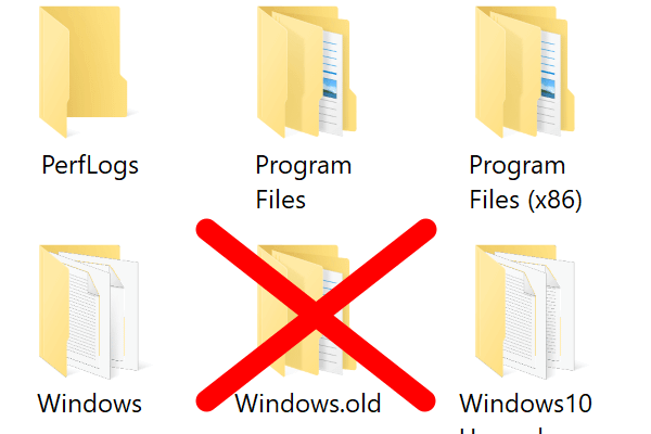 Delete Windows.old