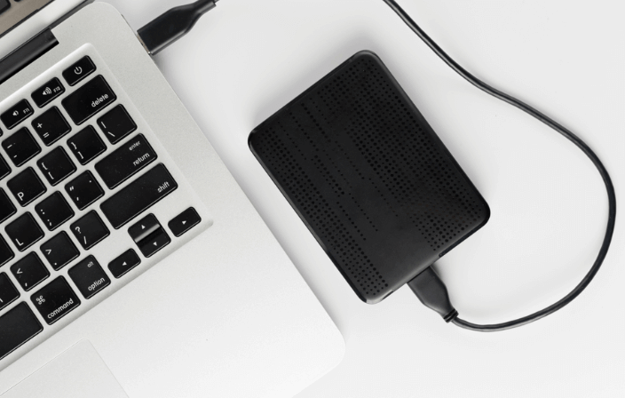 connect external hard drive to mac