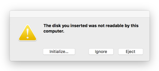external hard drive not showing up in mac