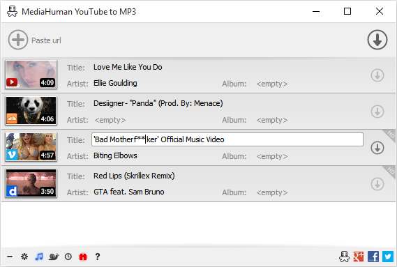 download mp3 in mediahuman youtube to mp3