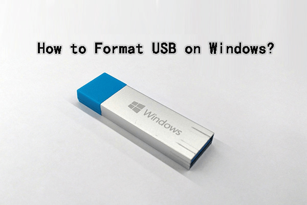 format usb on windows