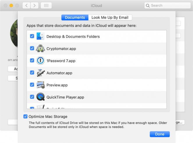 optimize mac storage 1