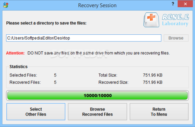 recover the whole disk data