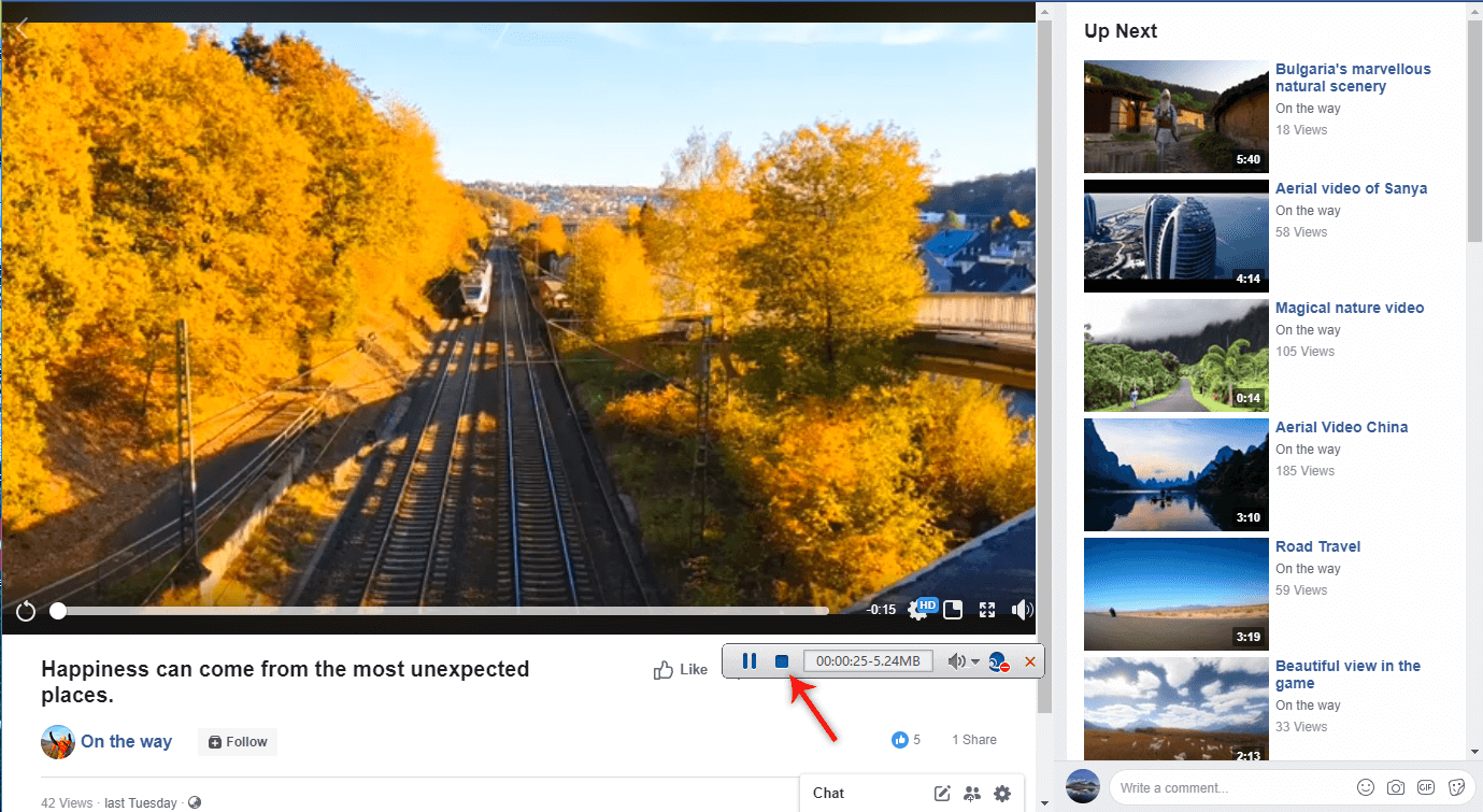 record facebook video with Renee Video Editor Pro