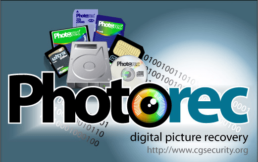 use photorec to recover deleted photos from sd card