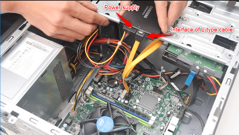 how to connect ssd to the computer and install