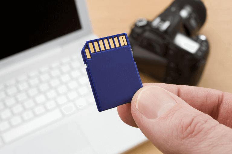 recover deleted photos from the blue sd card