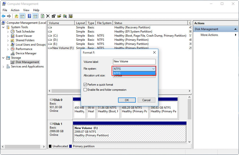 cannot format sd card to fat32