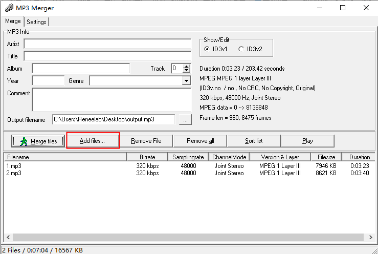 add files inmp3 merger