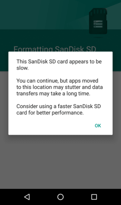 how to conintue to use sd card as internal memory