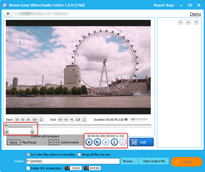 how to drag the progress bar to shorten a video