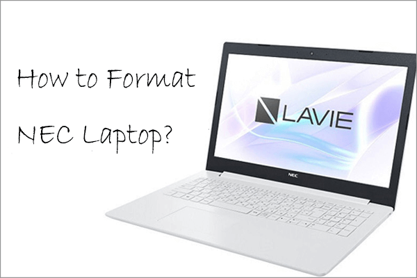 how to format nec laptop