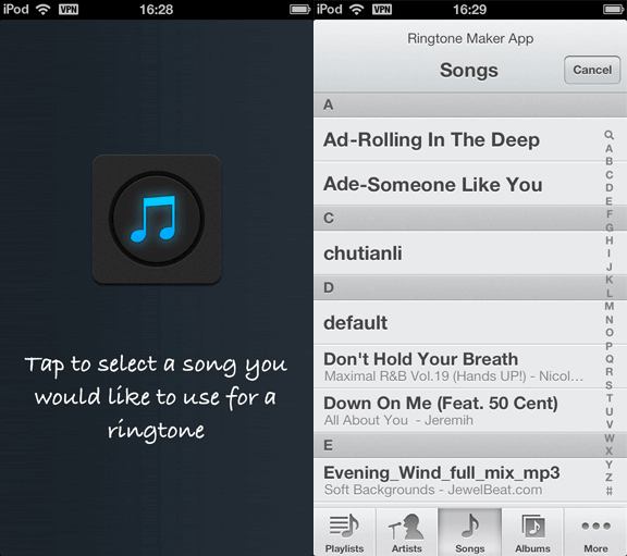 use free iphone ringtone maker to edit ringtones