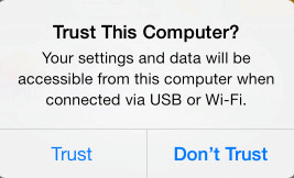 touch to trust this apple device