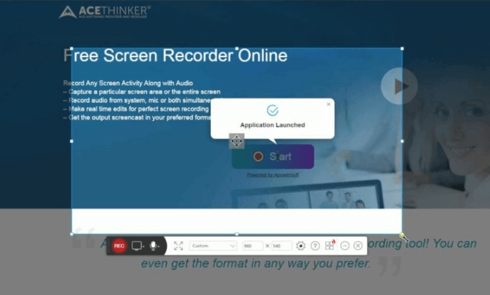 online screen recorder acethinker