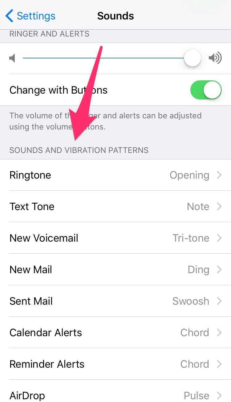 change iphone ringtone