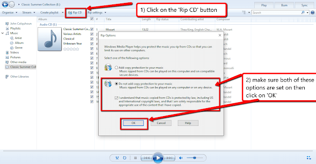 how to rip cd and transfer music to iphone in windows media player