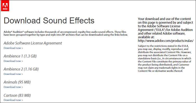 get sound effects from adobe audition sound effects