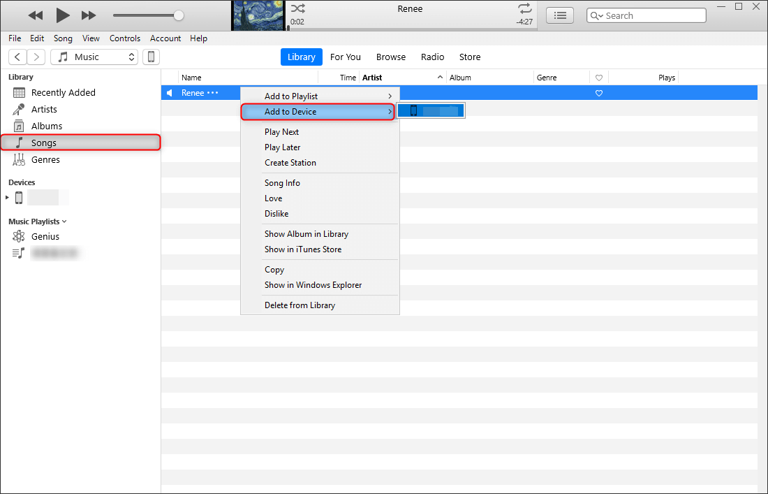 how to transfer music from itunes to iphone